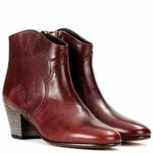Isabel Marant Dicker Leather Ankle Boot